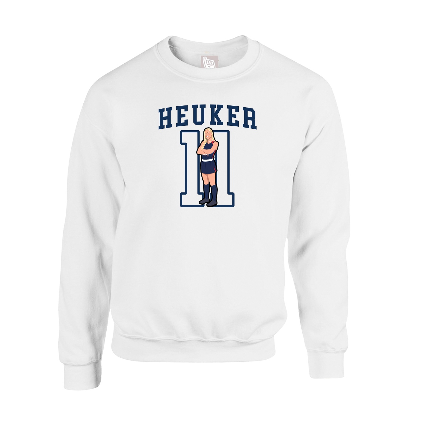 Fleece Crew — Shirsey in White