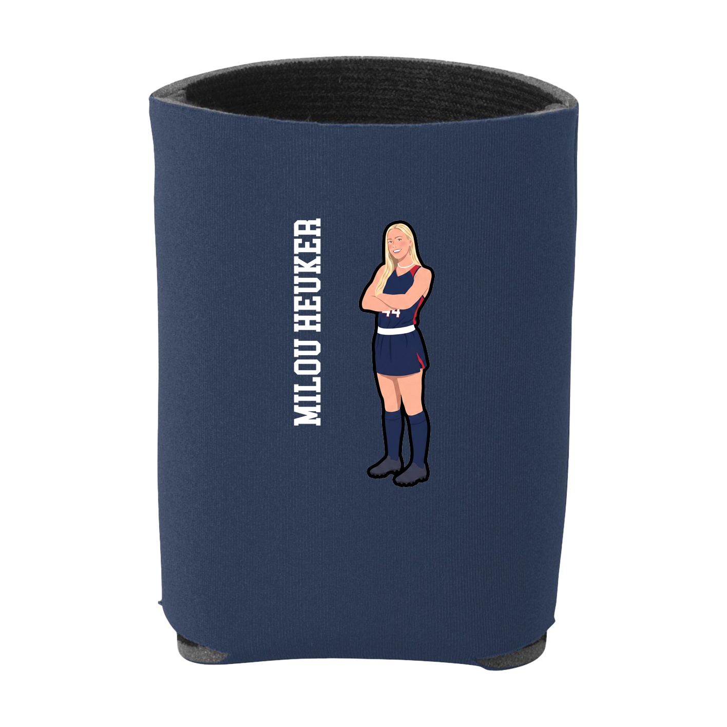 Can Holder — Name Vertical in Navy