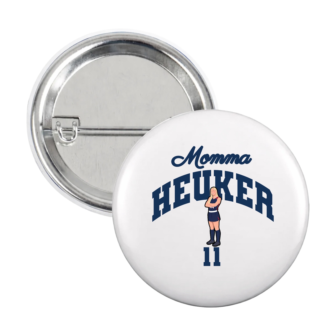 Game Day Button — Mothers Day Arch in White