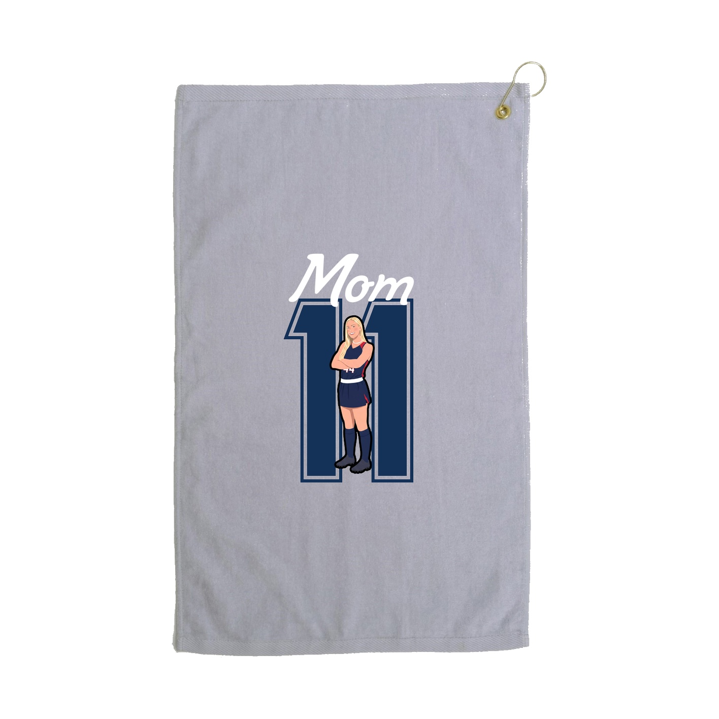 Golf Towel — Mothers Day Shirsey in Grey