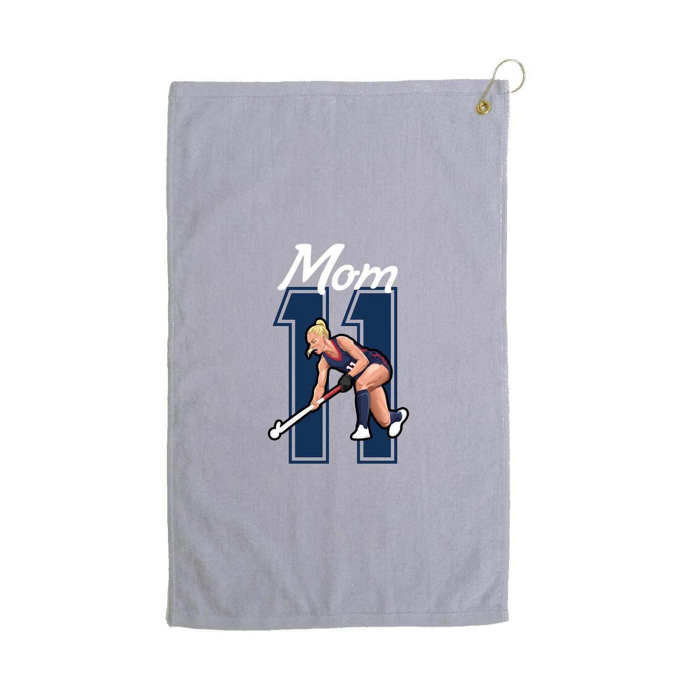 Golf Towel — Mothers Day Shirsey in Grey