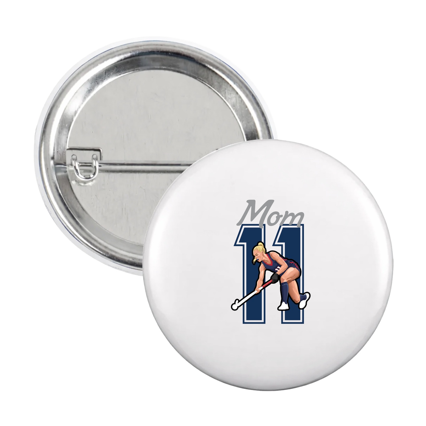 Game Day Button — Mothers Day Shirsey in White