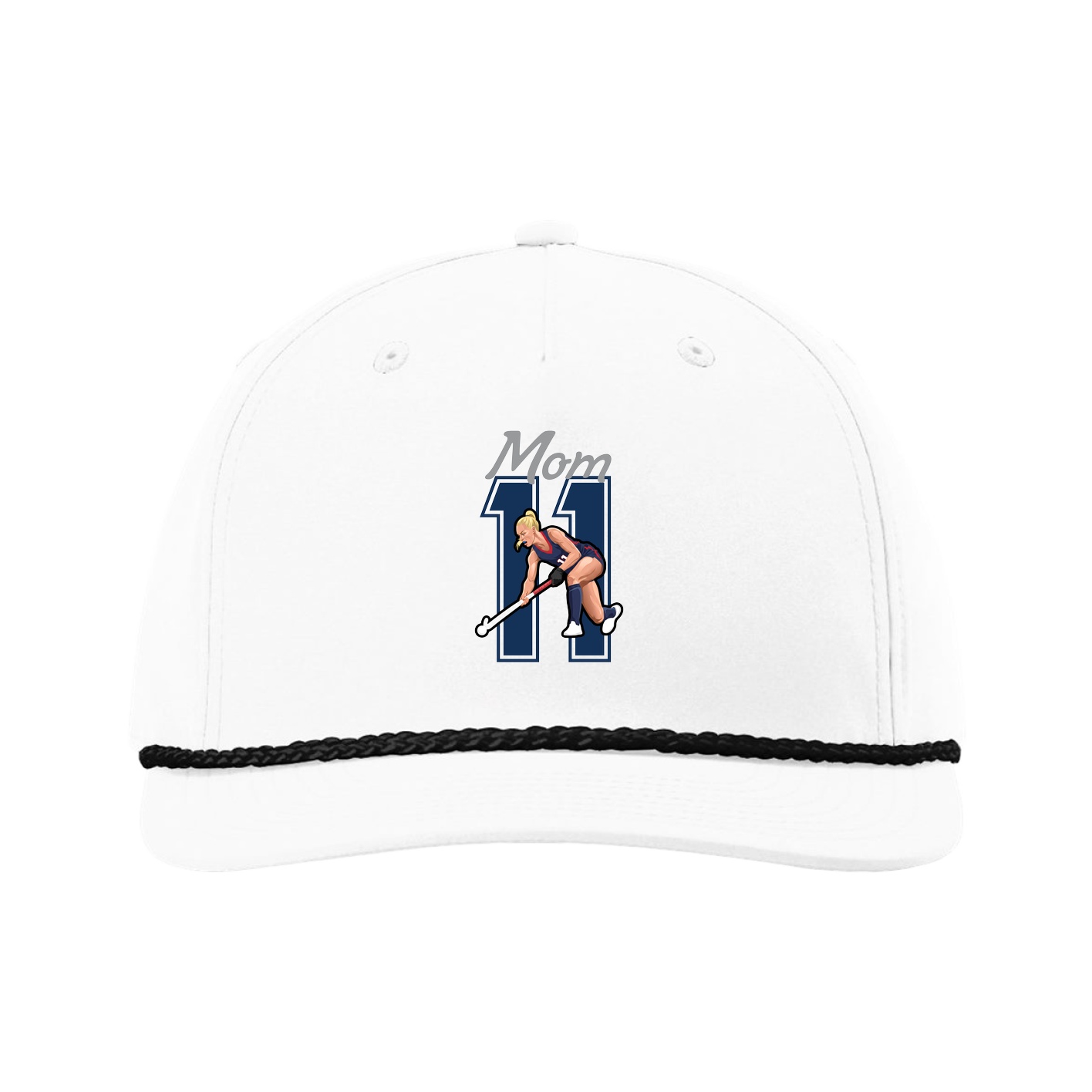 Five-Panel Classic Rope Cap — Mothers Day Shirsey in White