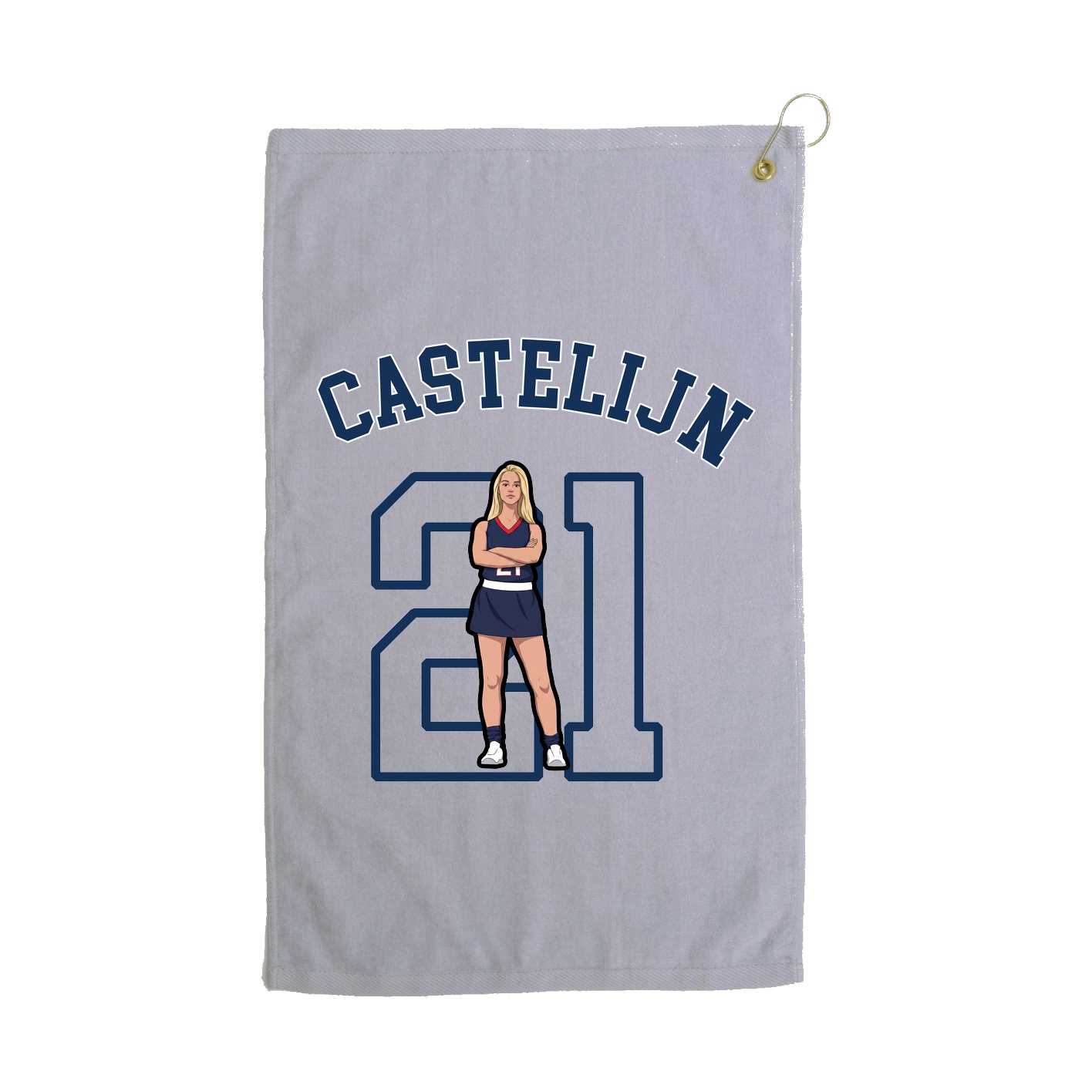 Golf Towel — Shirsey Arch in Grey