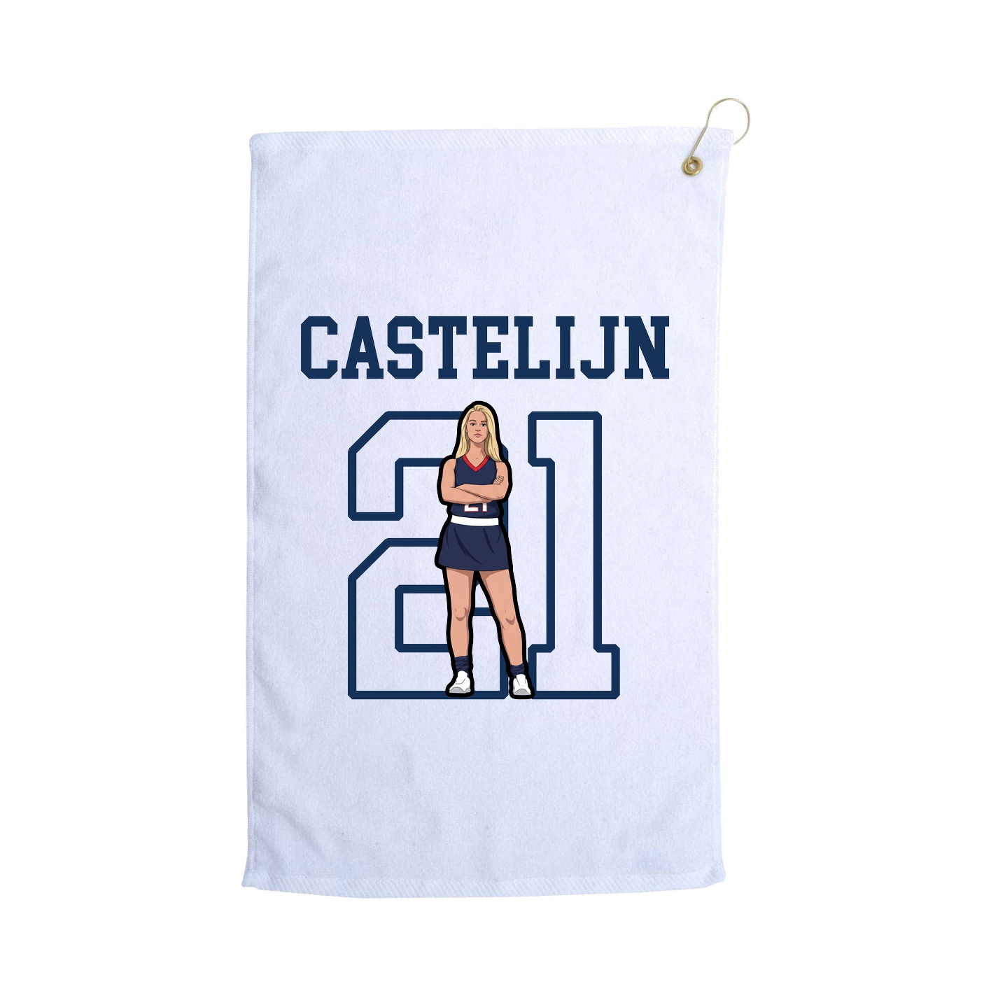 Golf Towel — Shirsey in White