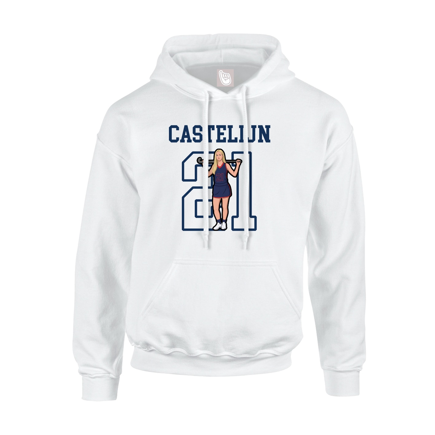 Hoodie — Shirsey in White