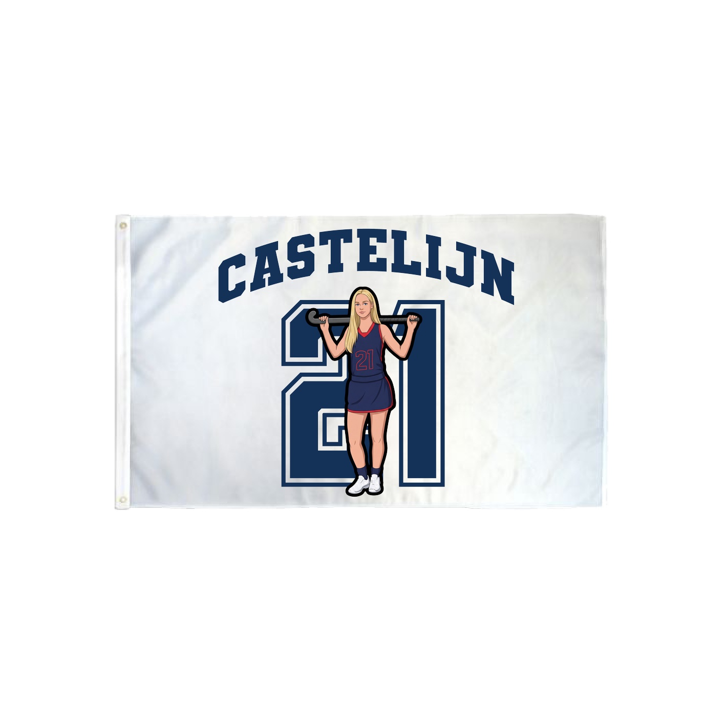 3x5 Flag — Number in Classic