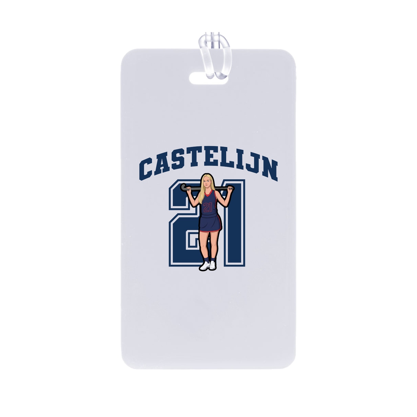 Bag Tag — Number in Classic