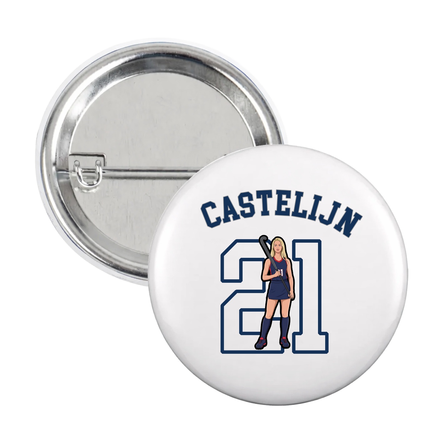 Game Day Button — Shirsey Arch in White