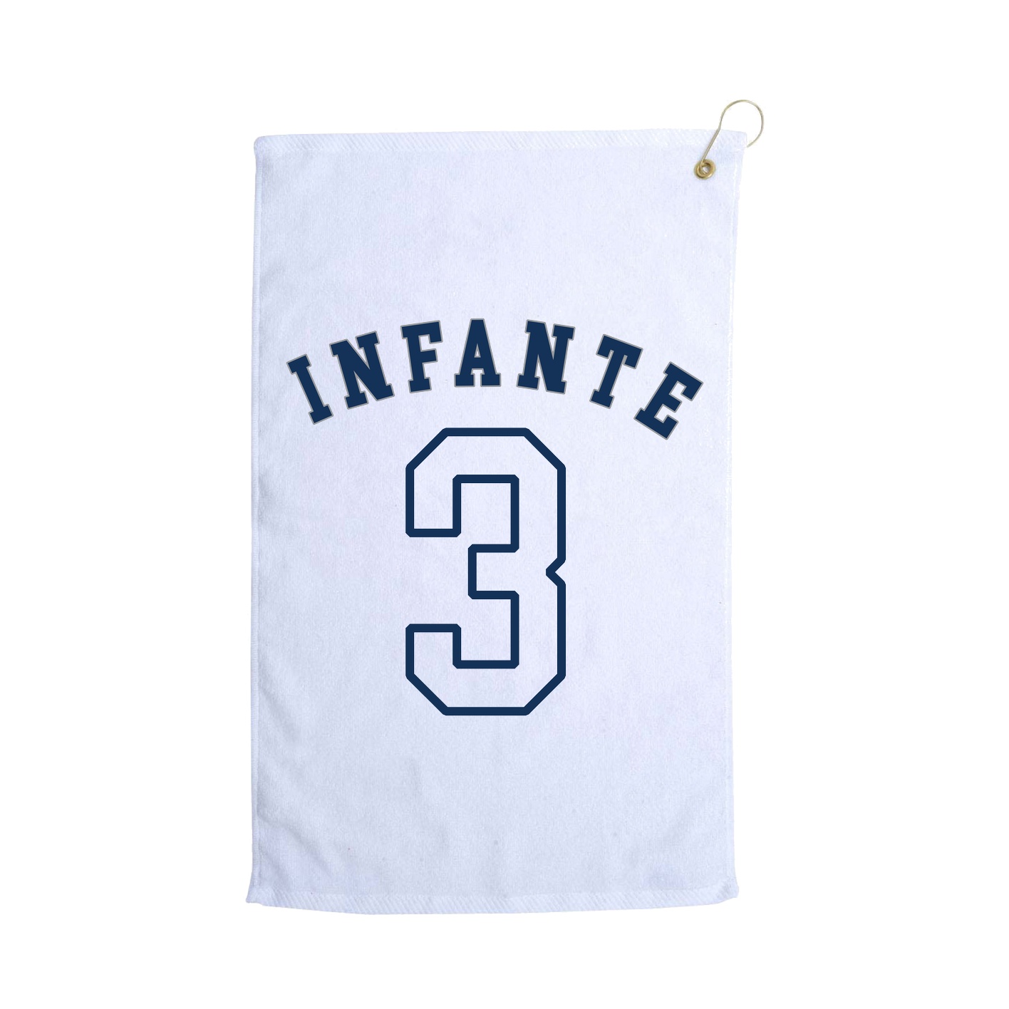 Golf Towel — Shirsey Arch in White