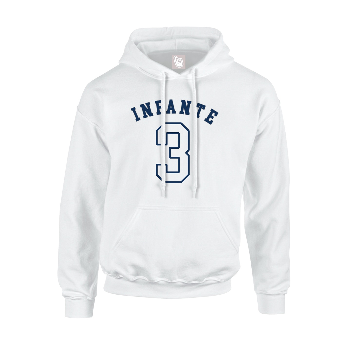 Hoodie — Shirsey Arch in White