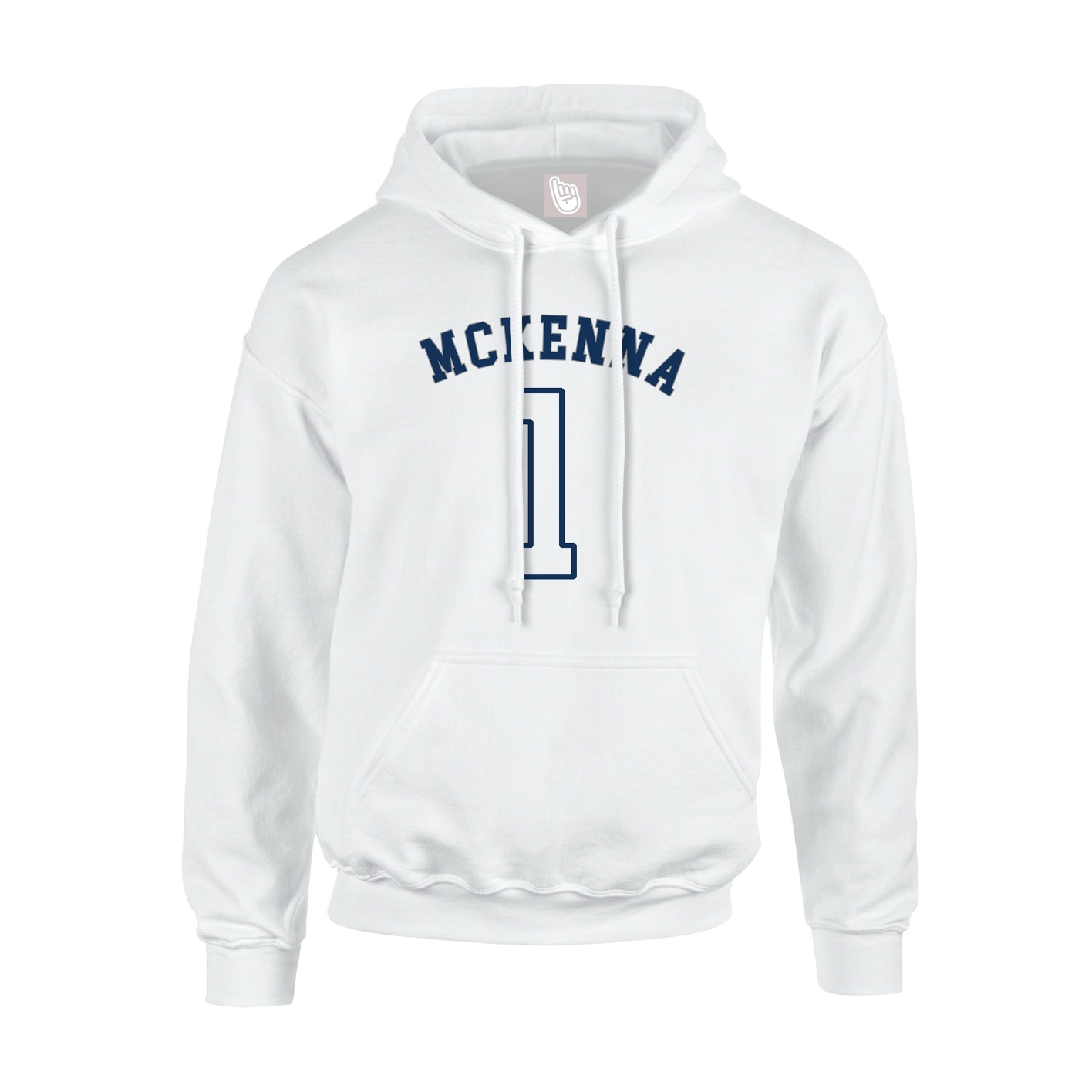 Hoodie — Shirsey Arch in White
