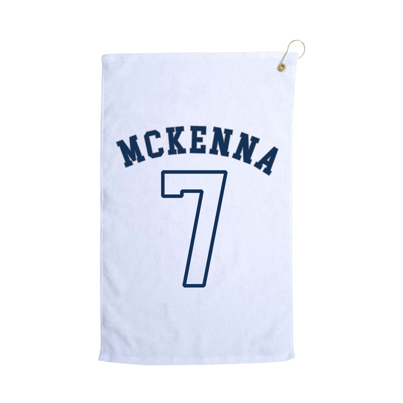 Golf Towel — Shirsey Arch in White
