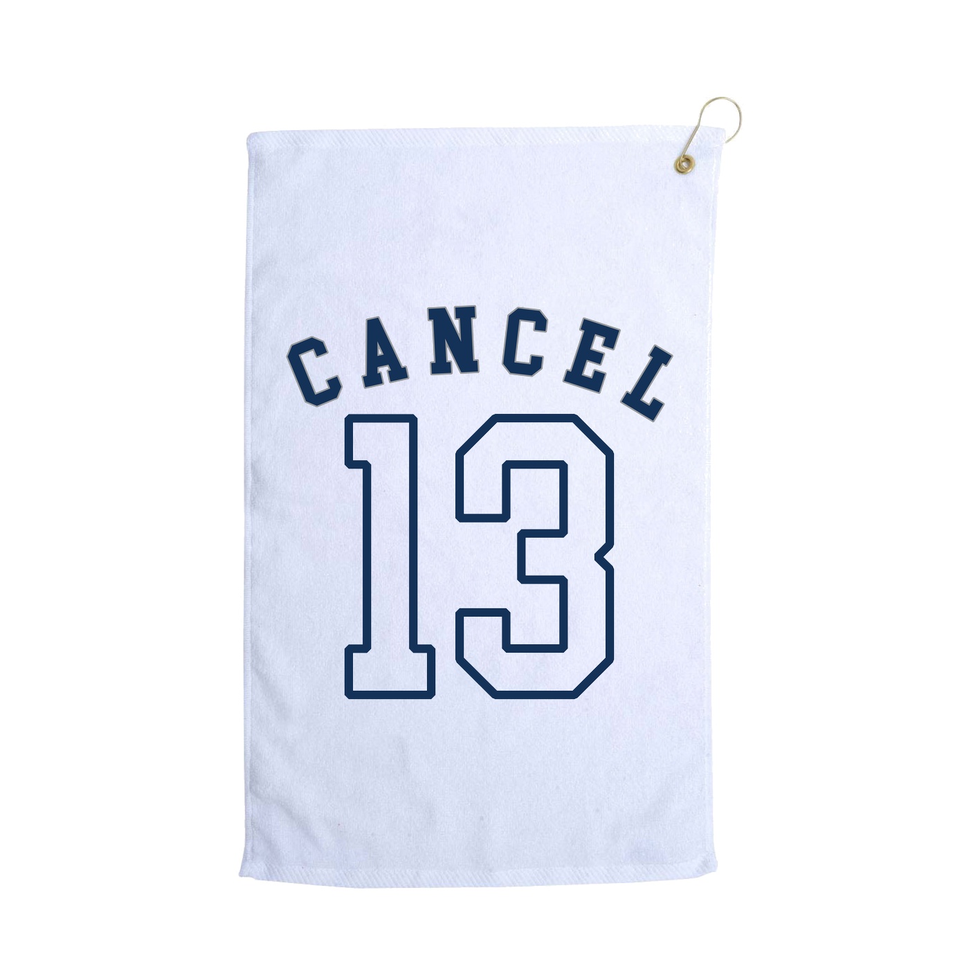 Golf Towel — Shirsey Arch in White