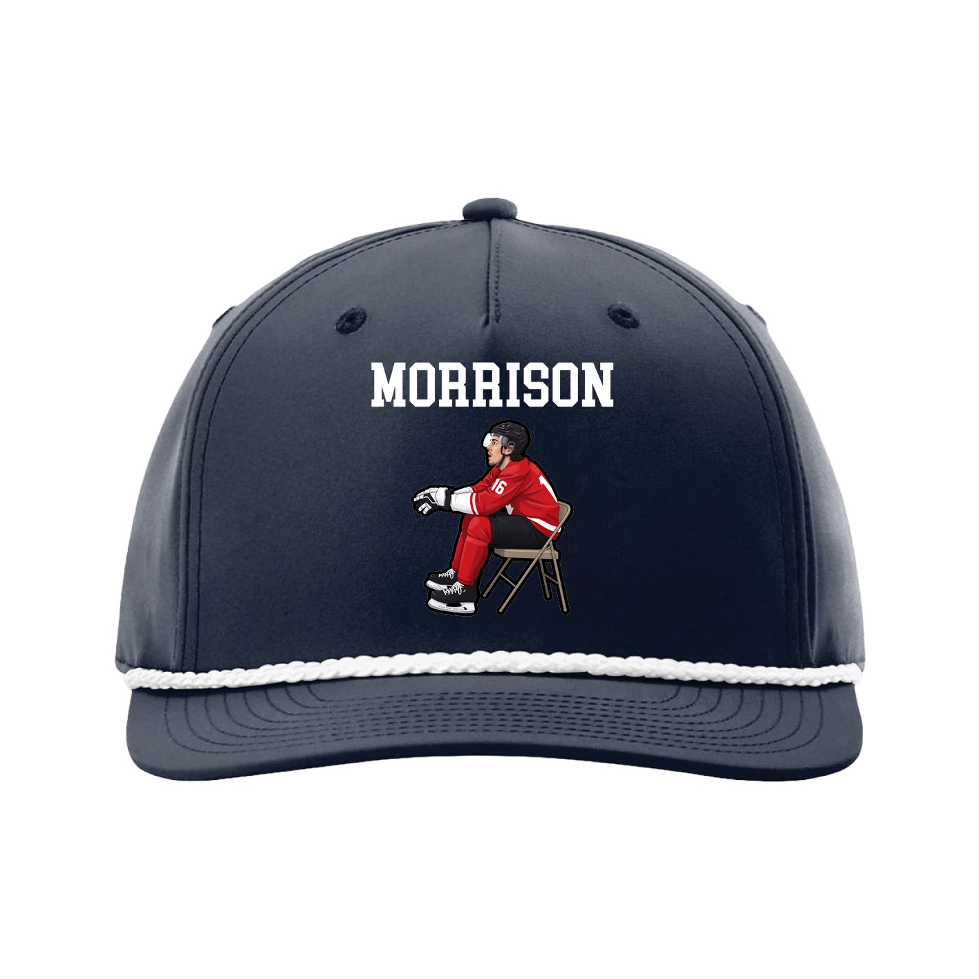 Five-Panel Classic Rope Cap — Shirsey in Navy