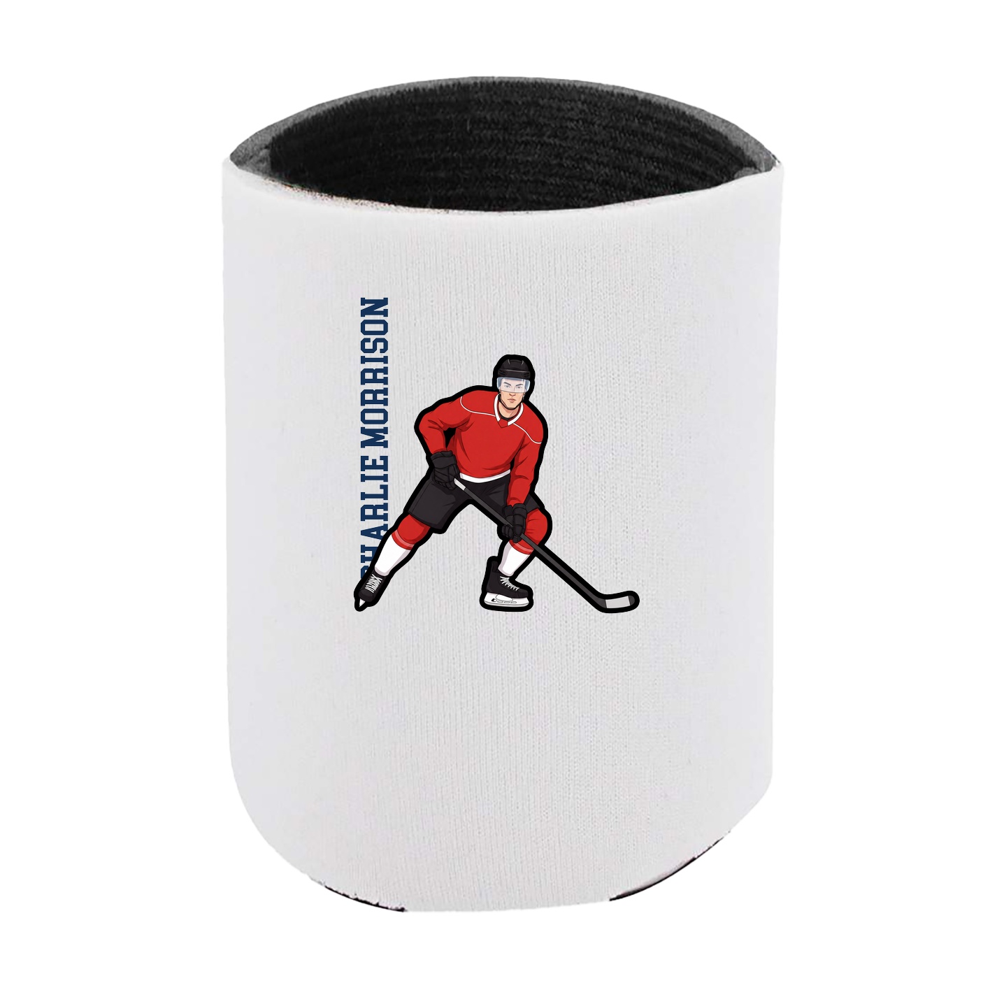 Can Holder — Name Vertical in White