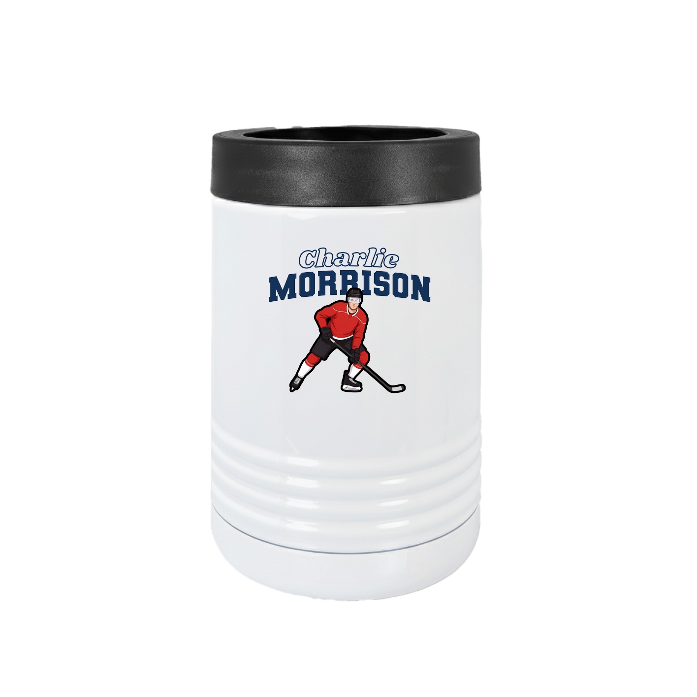 Beverage Holder — Name Arch in White