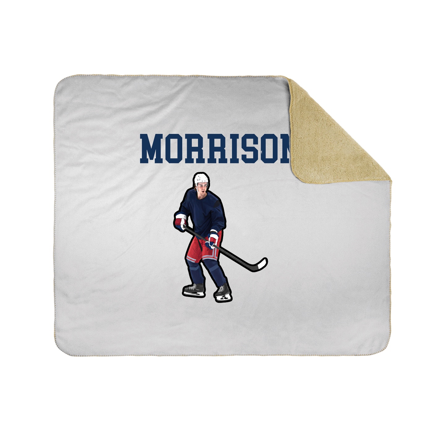 Throw Blanket — Shirsey in White
