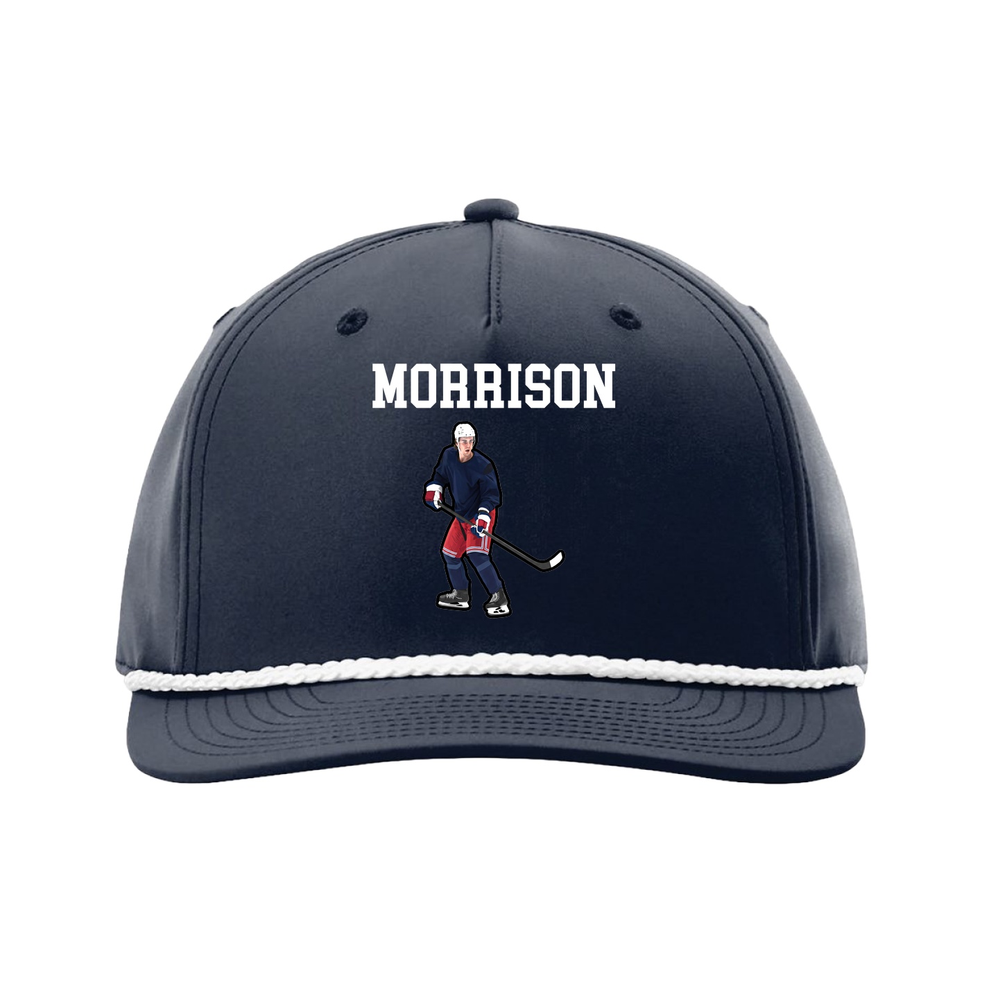Five-Panel Classic Rope Cap — Shirsey in Navy