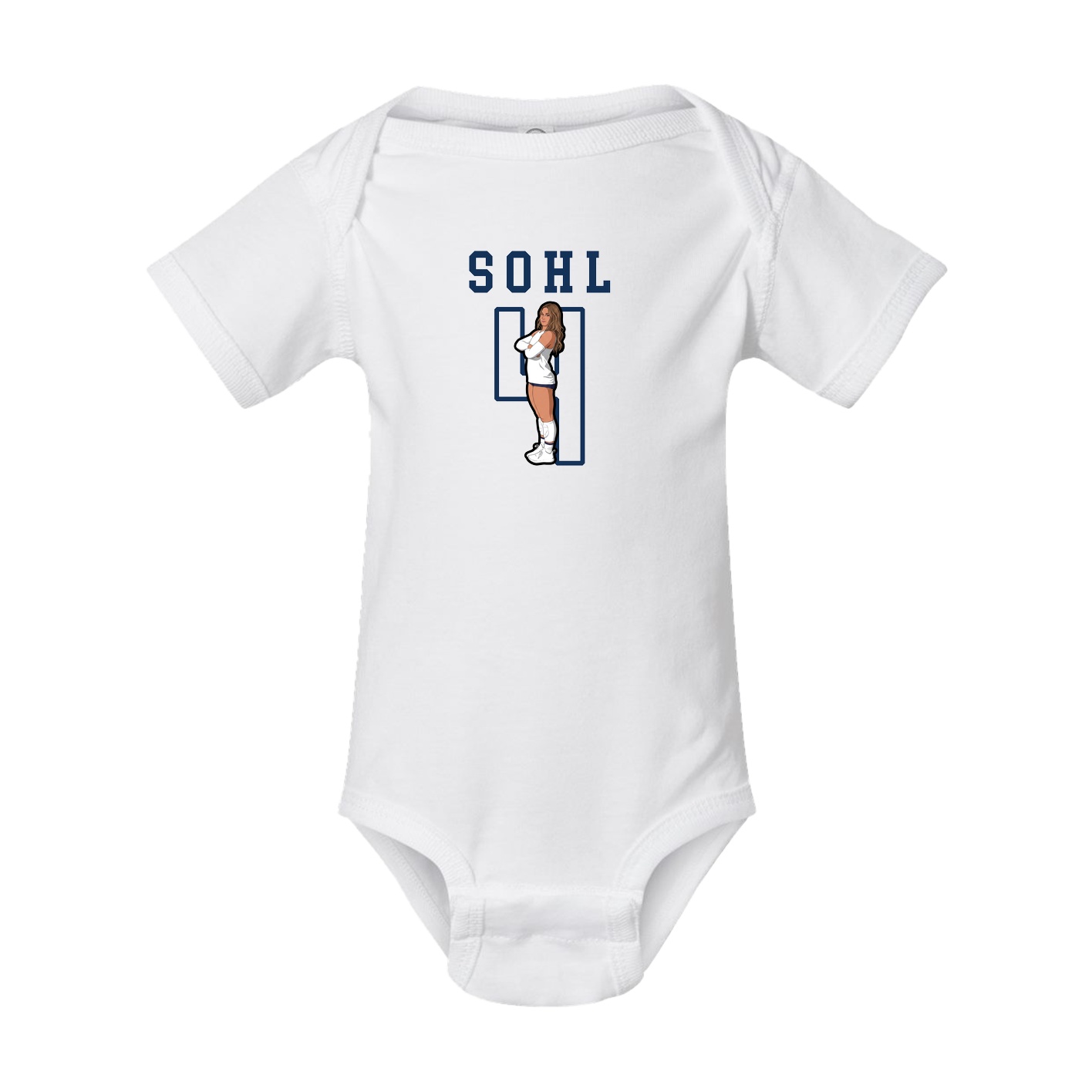Baby Onesie — Shirsey in White