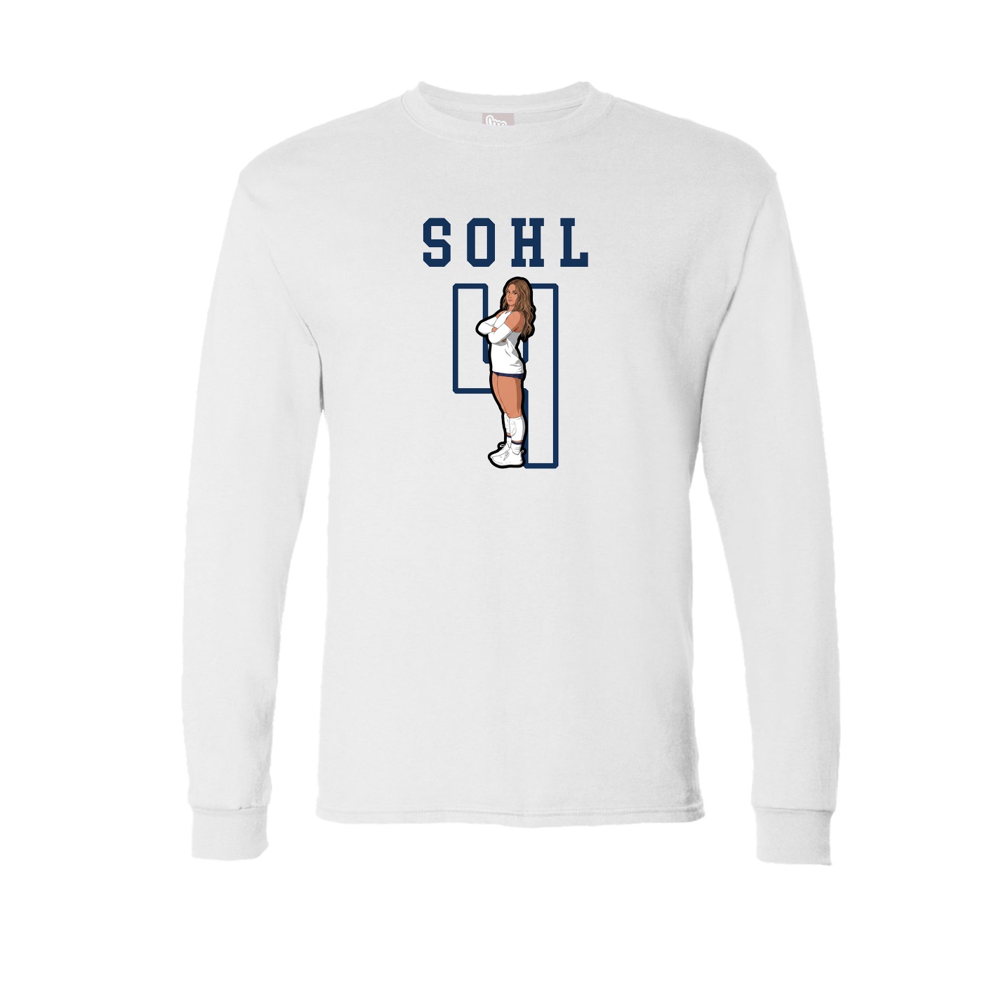 Long Sleeve Tee — Shirsey in White