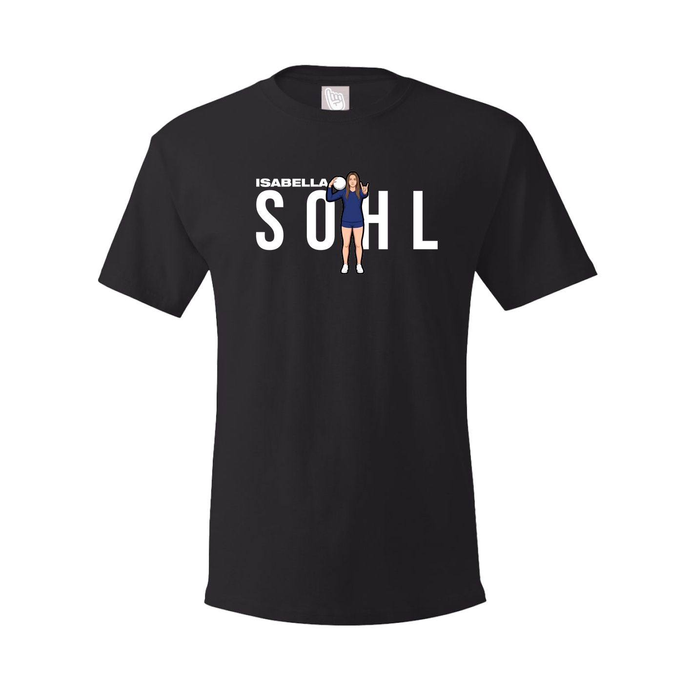 Youth Tee — Player Name in Black