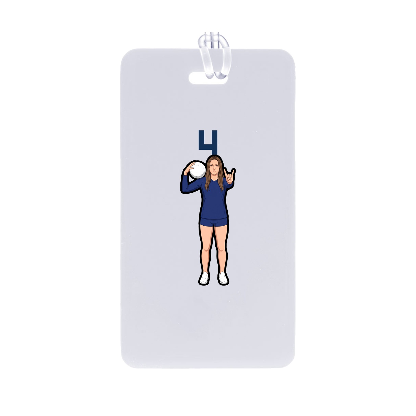 Bag Tag — Number Top in Classic