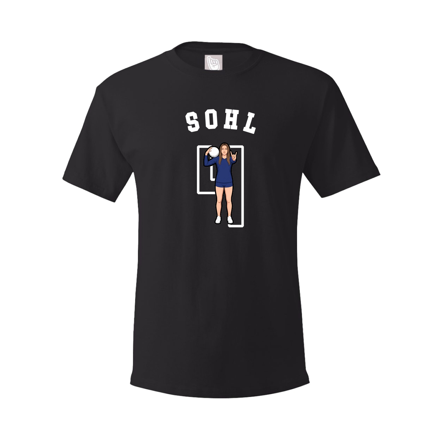 Youth Tee — Shirsey Arch in Black