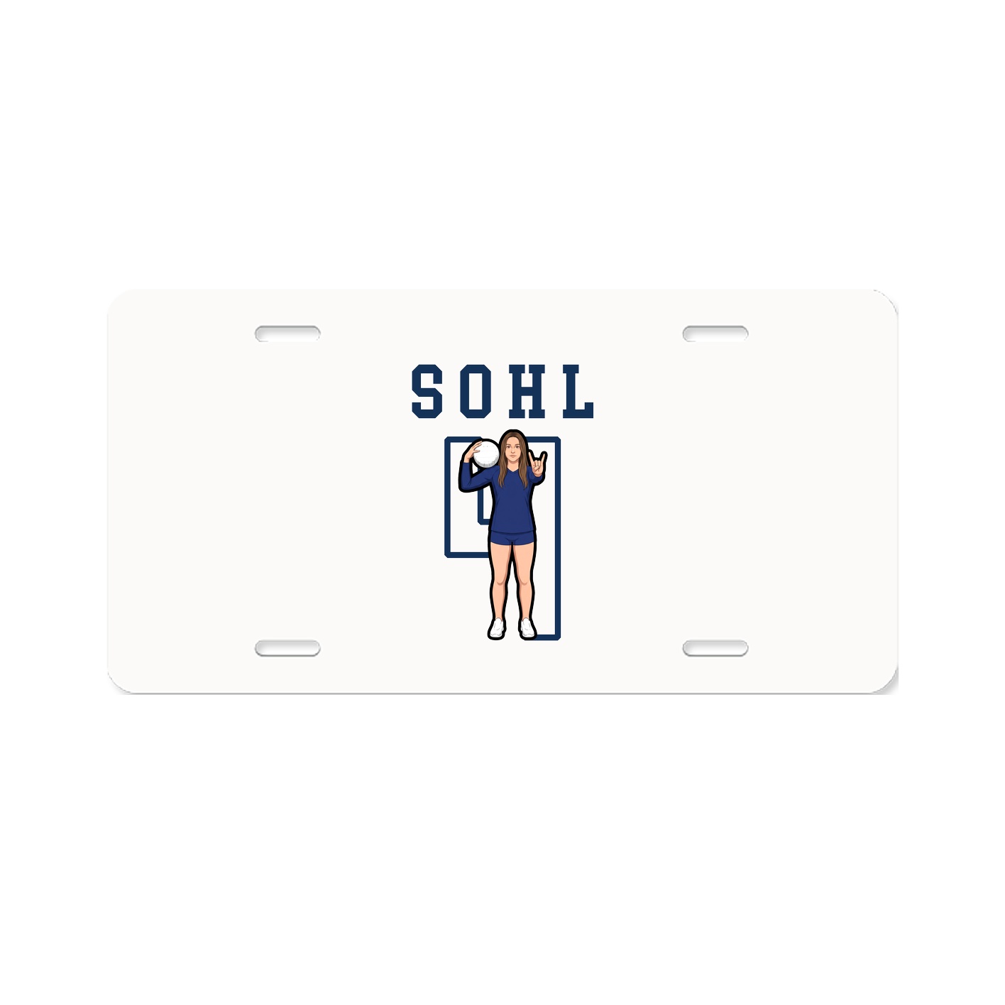 License Plate — Shirsey in Classic