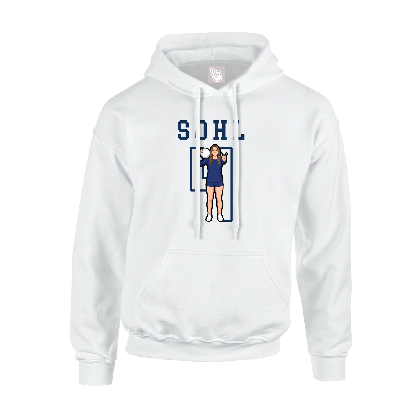 Youth Hoodie — Shirsey in White