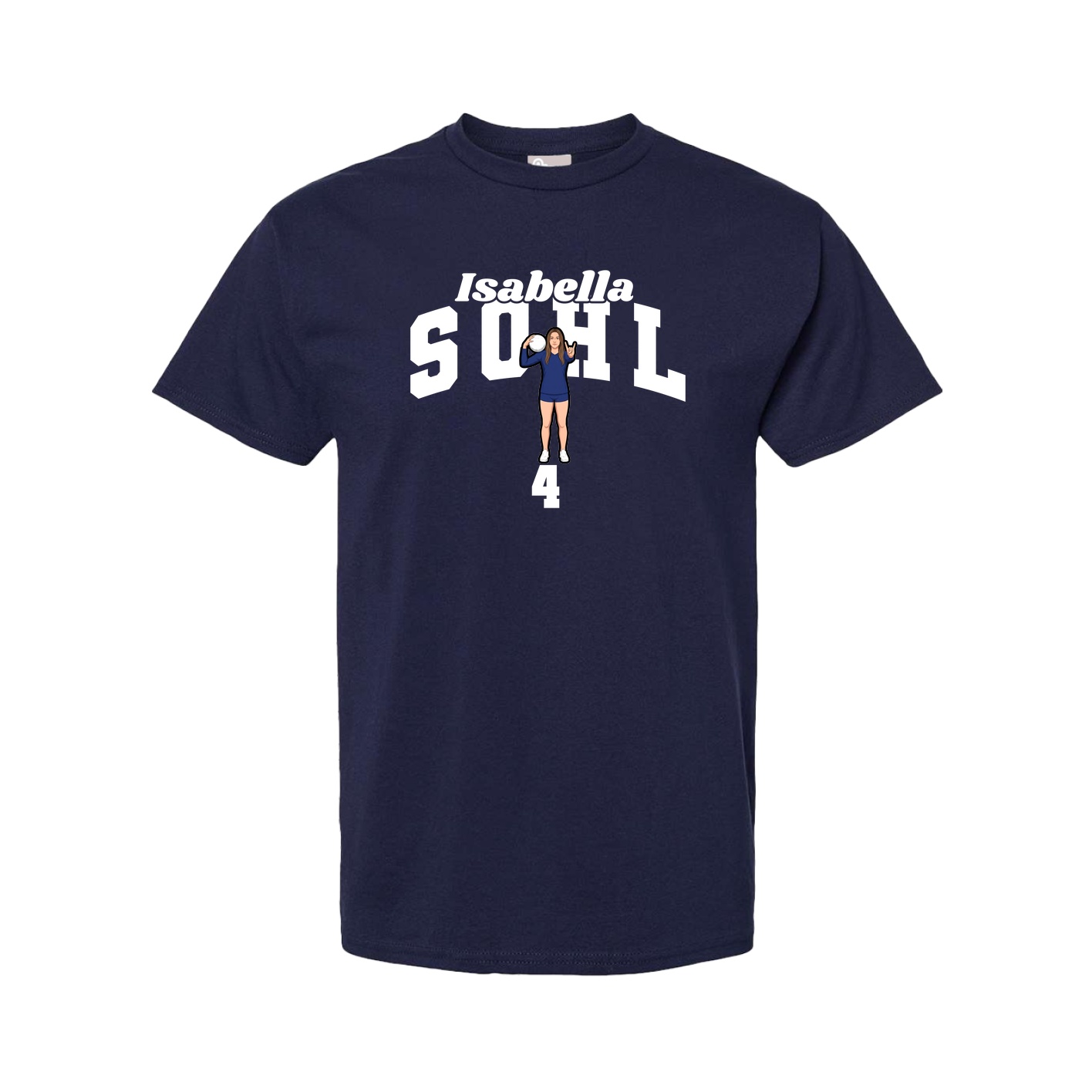 Tee — Signature Arch in Navy