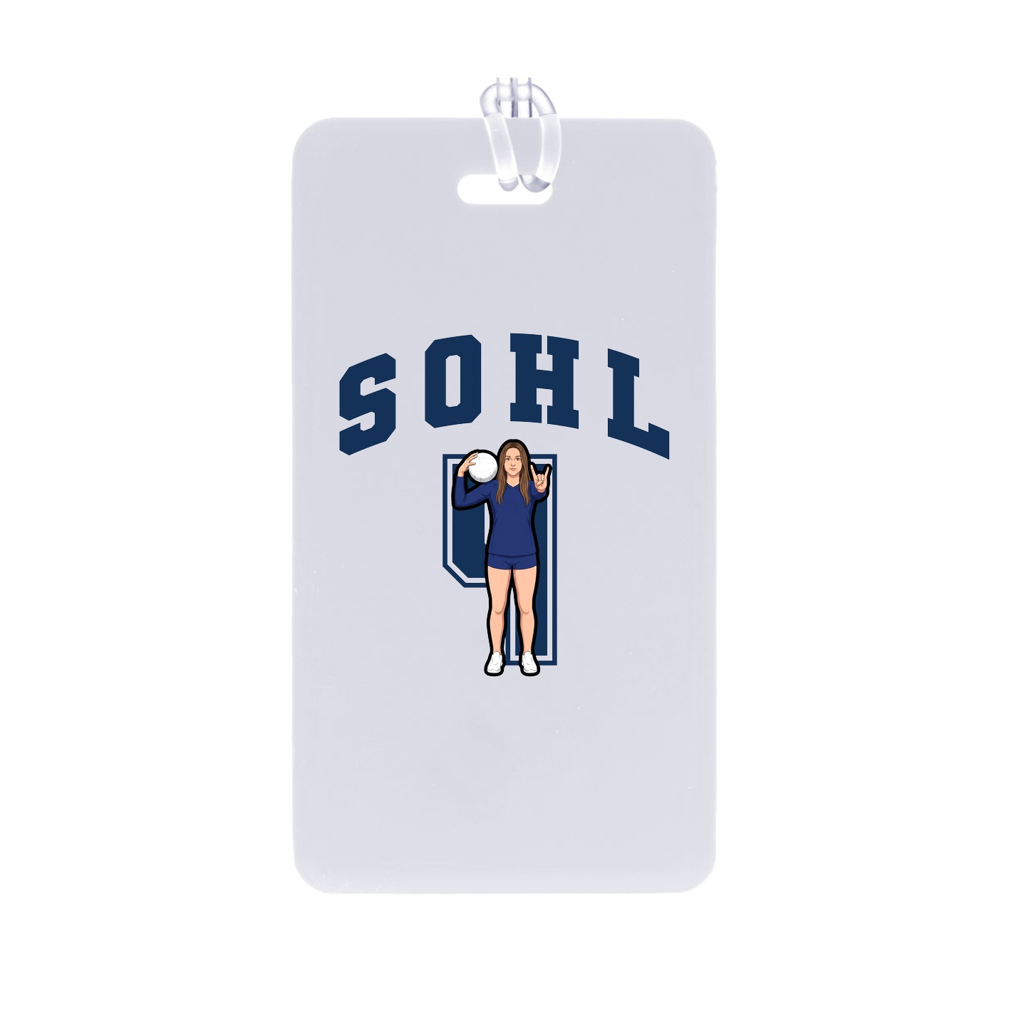 Bag Tag — Number in Classic