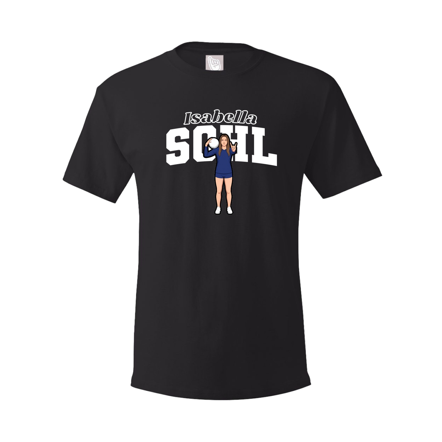Tee — Name Arch in Black