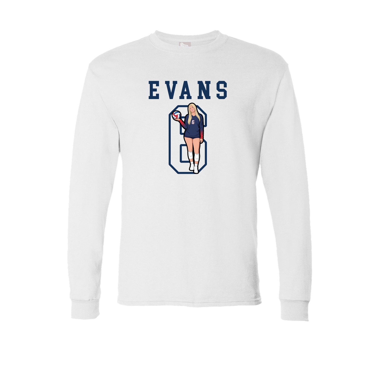Long Sleeve Tee — Shirsey in White