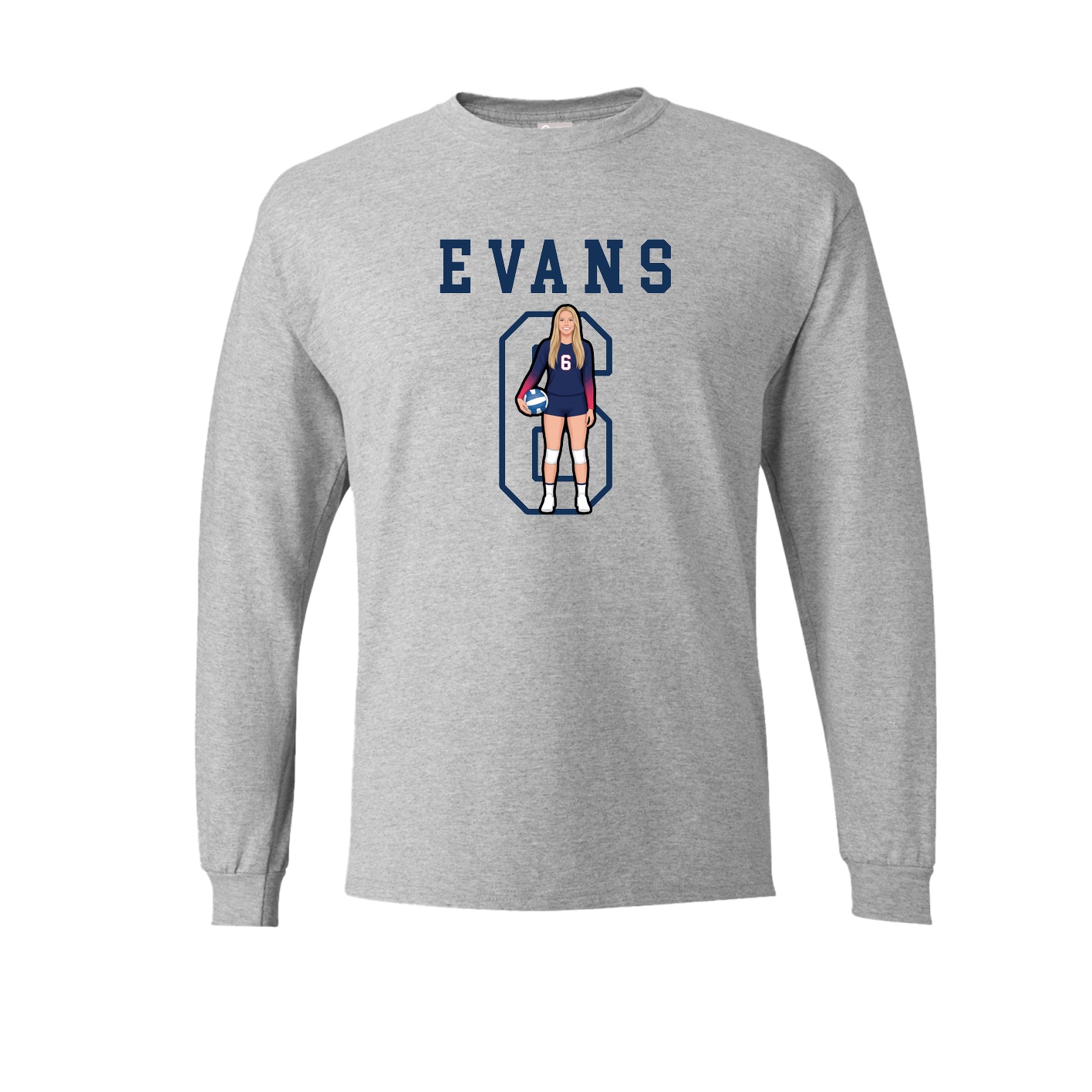 Long Sleeve Tee — Shirsey in Grey