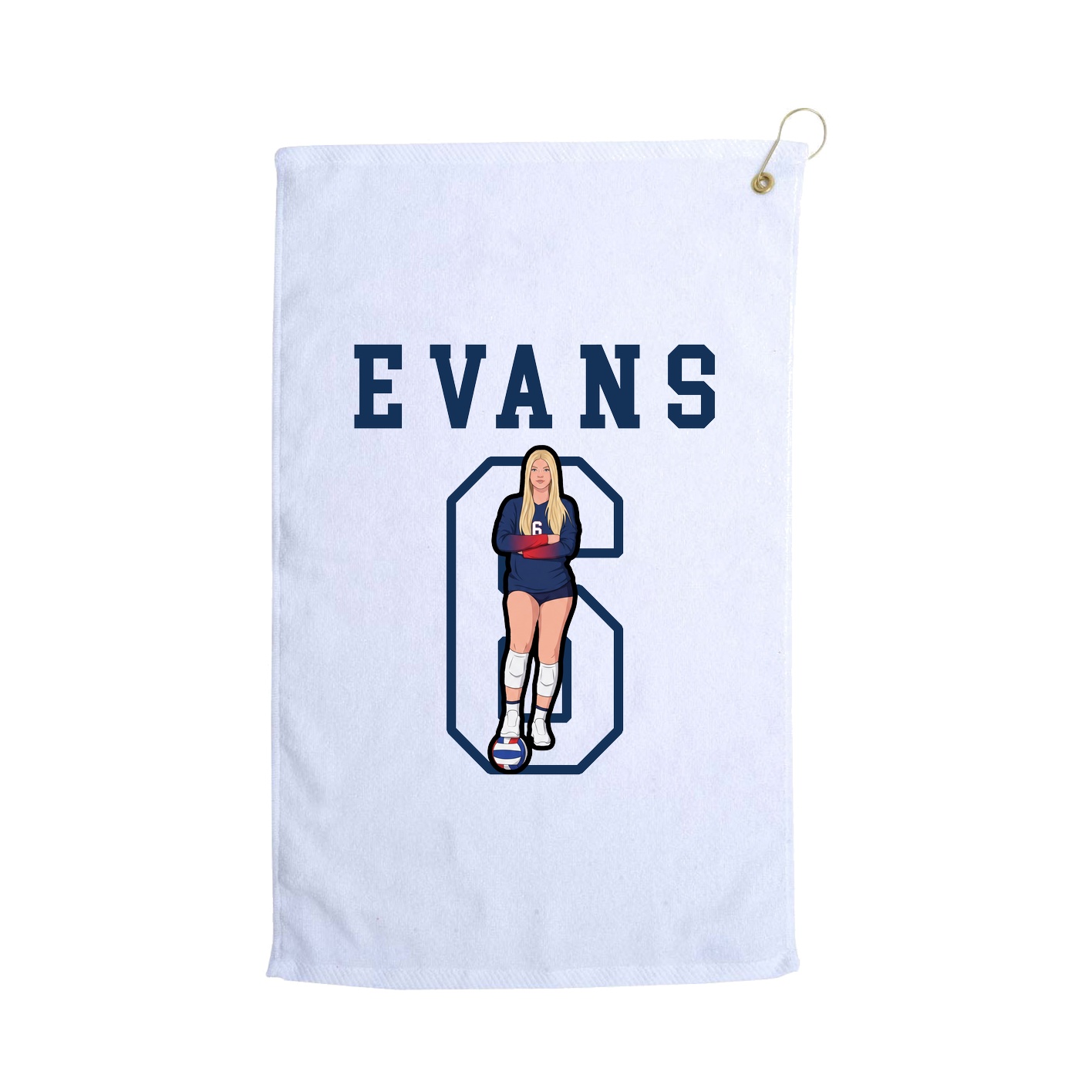Golf Towel — Shirsey in White