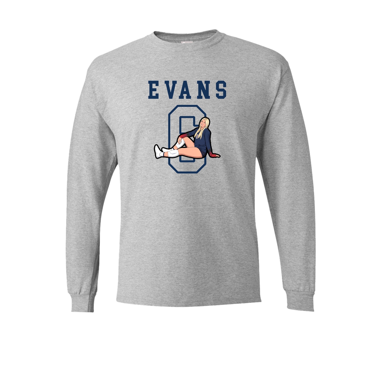 Long Sleeve Tee — Shirsey in Grey
