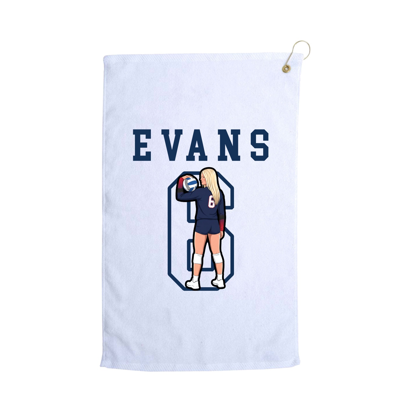 Golf Towel — Shirsey in White