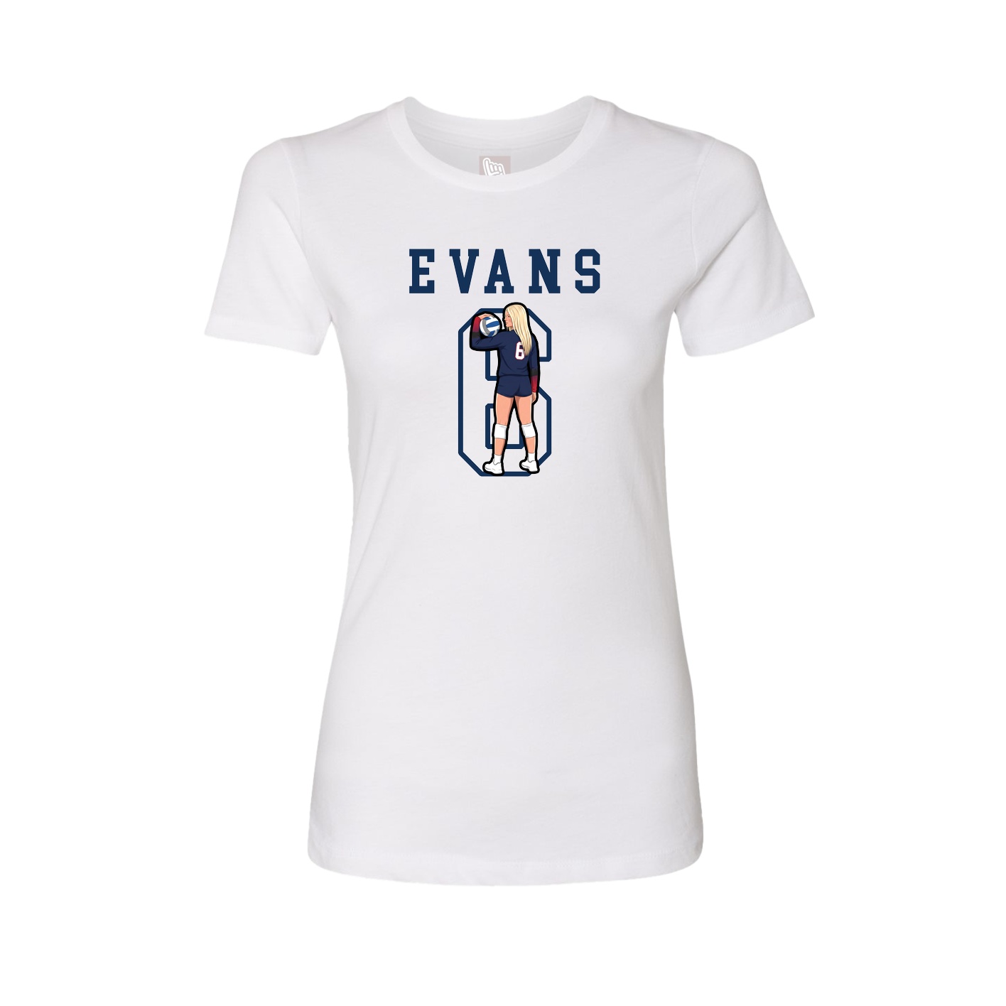 Fitted Women's Tee — Shirsey in White