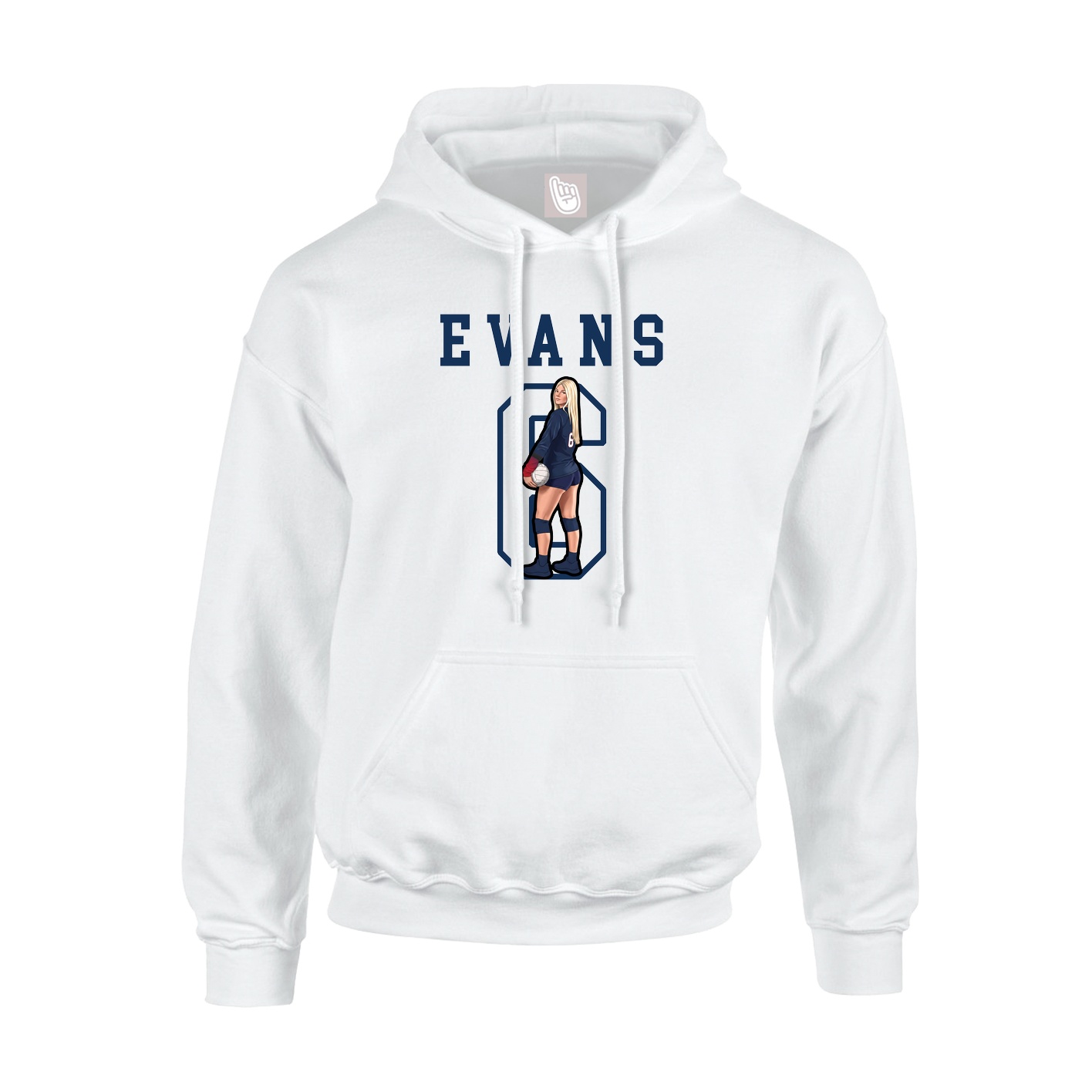 Youth Hoodie — Shirsey in White