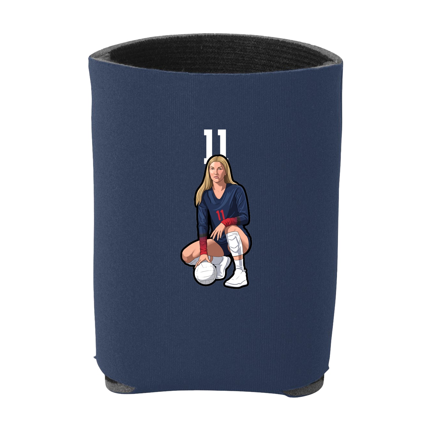 Can Holder — Number Top in Navy
