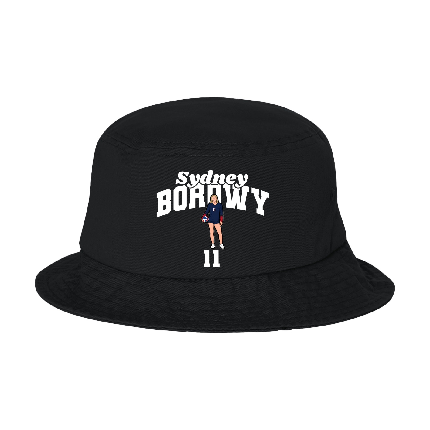 Bucket Cap — Signature Arch in Black