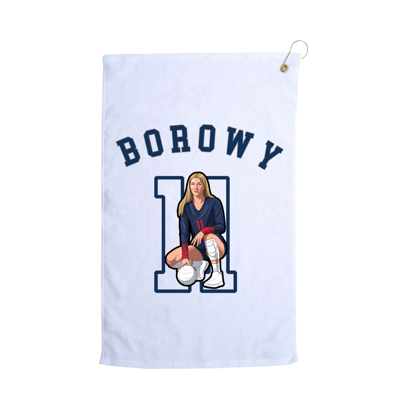Golf Towel — Shirsey Arch in White
