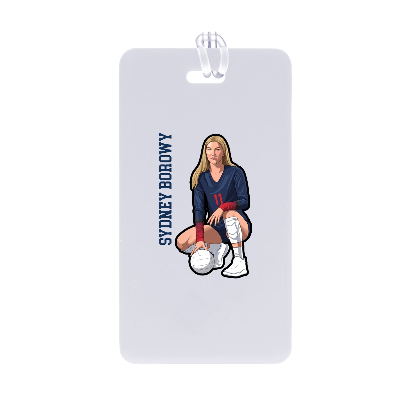 Bag Tag — Name Vertical in Classic