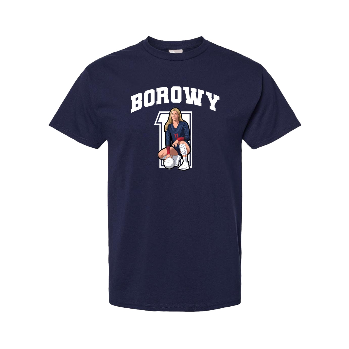 Tee — Number in Navy