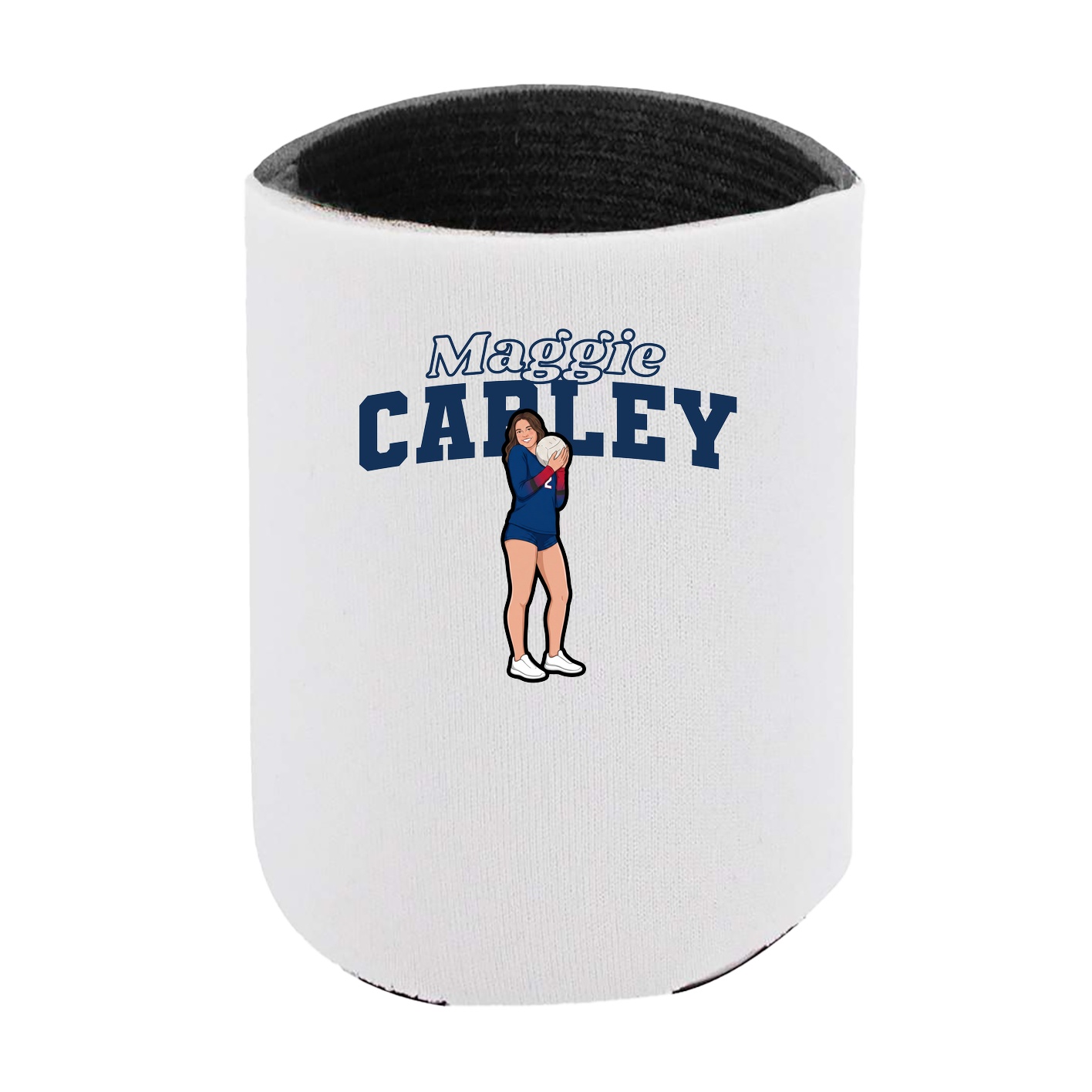 Can Holder — Name Arch in White