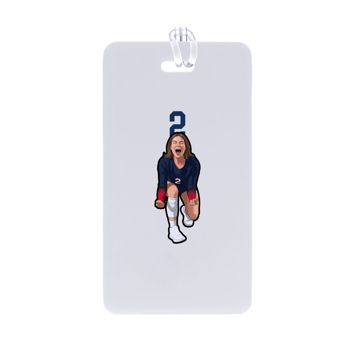 Bag Tag — Number Top in Classic