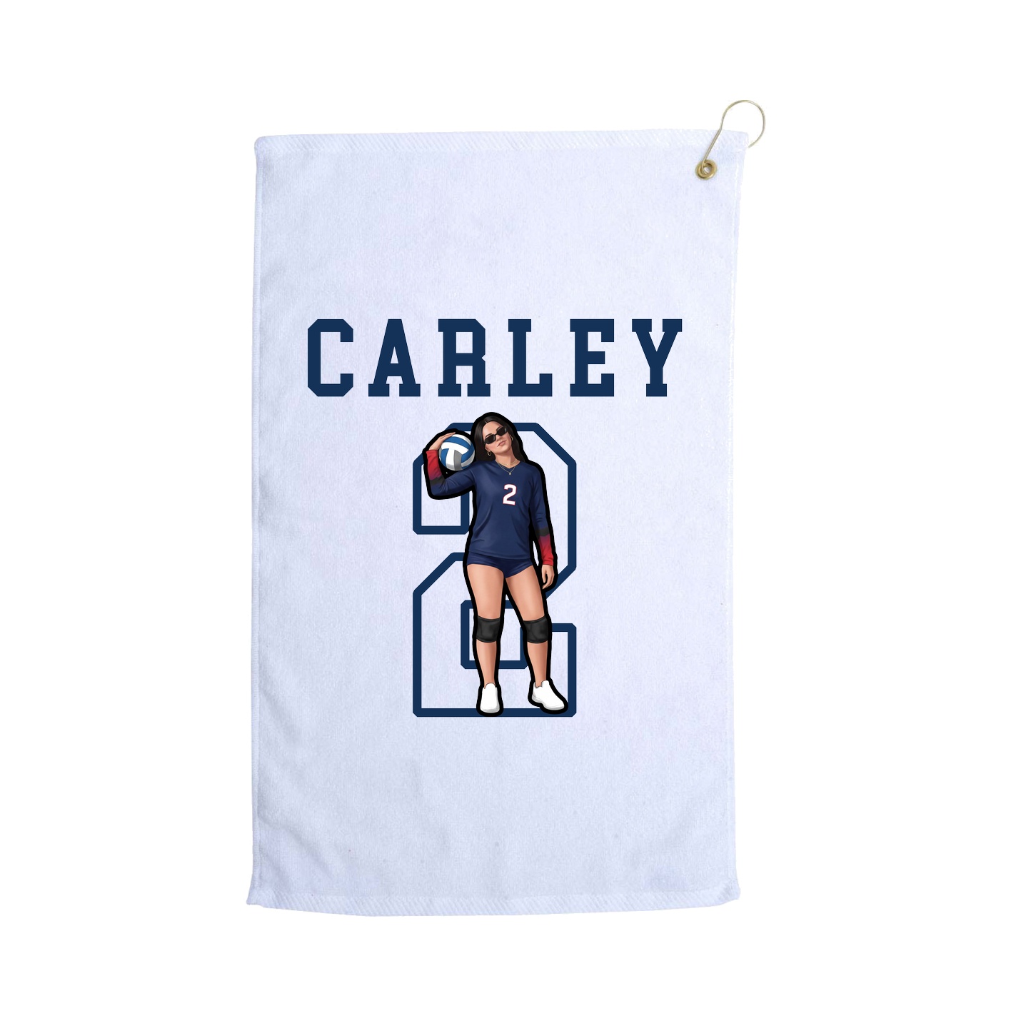 Golf Towel — Shirsey in White
