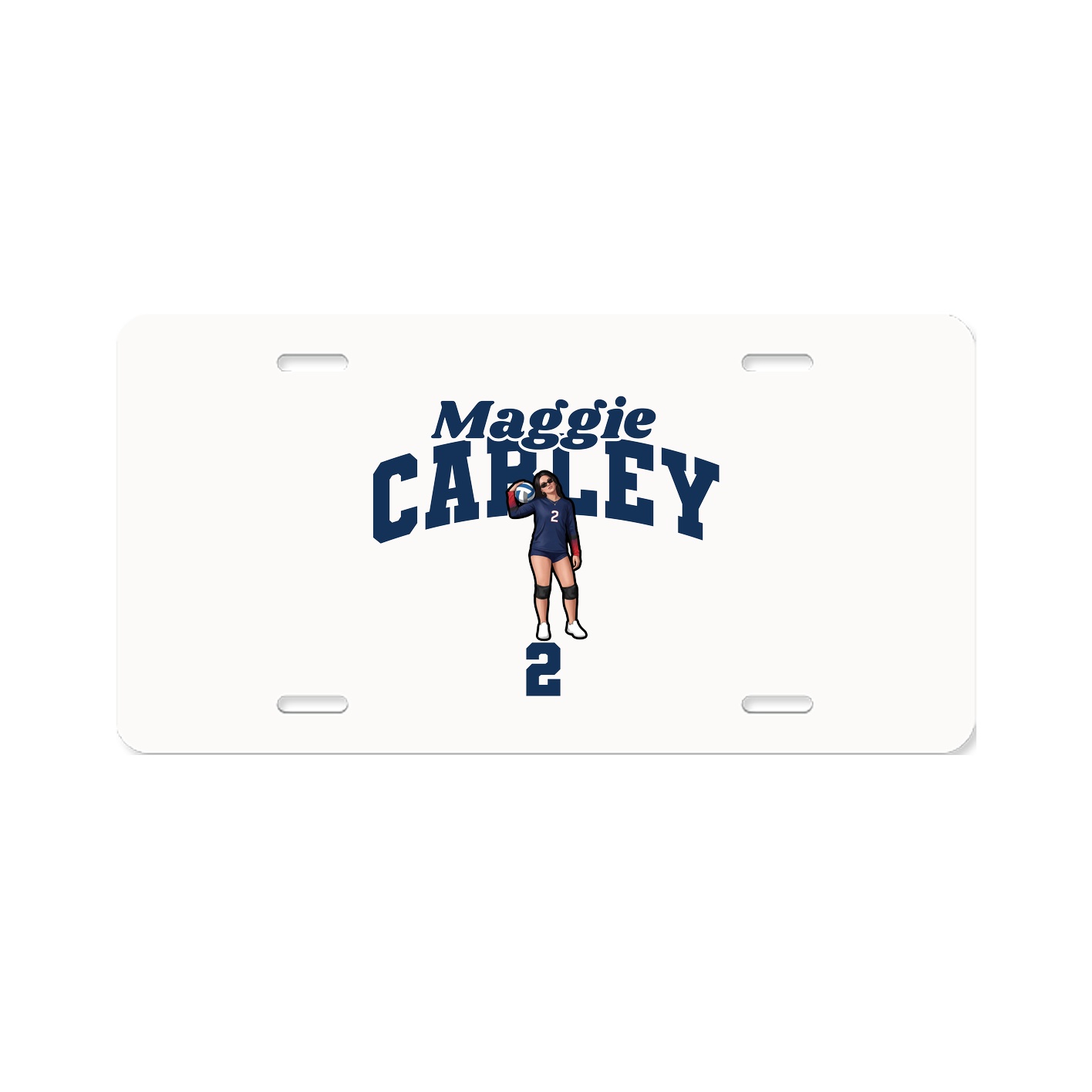 License Plate — Signature Arch in Classic