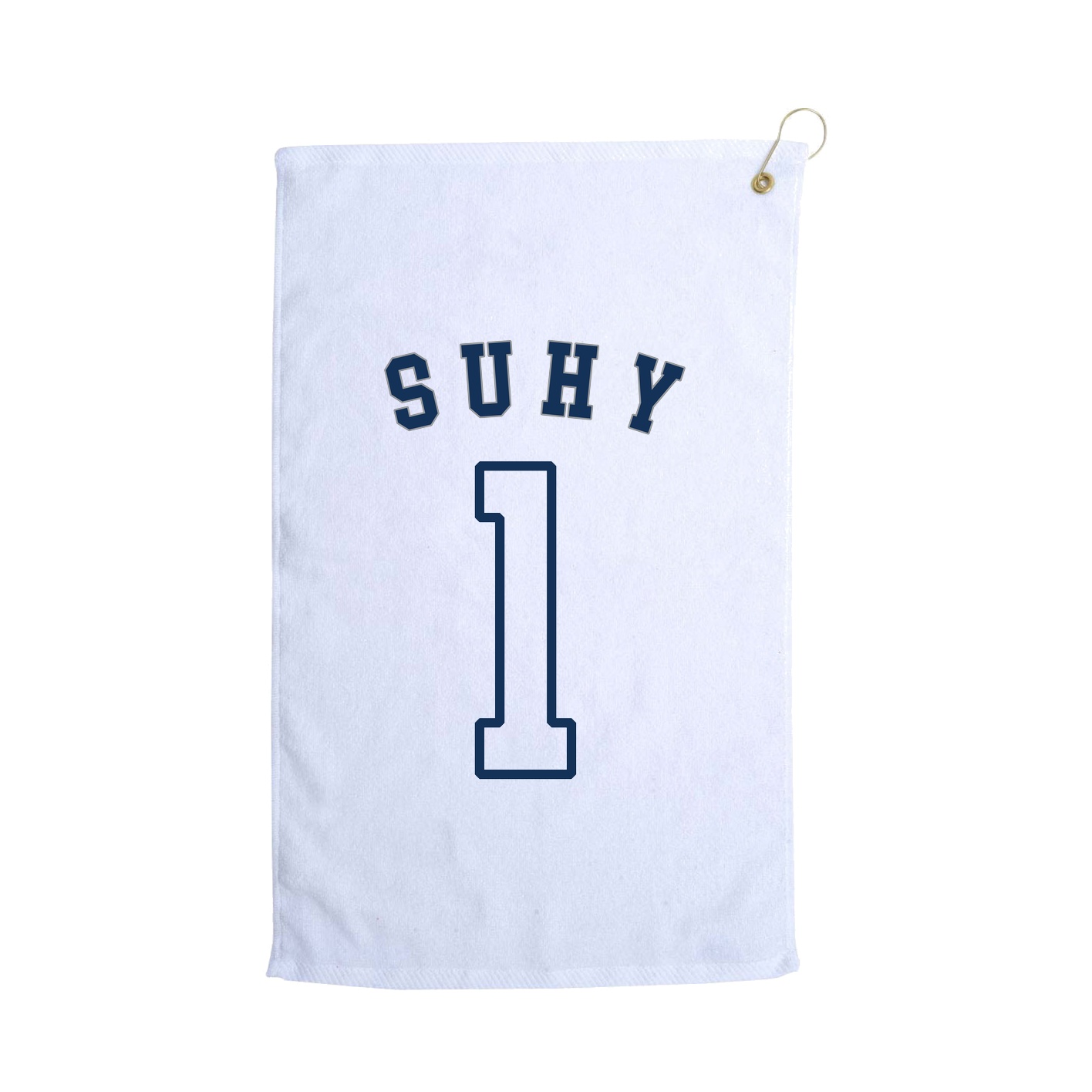 Golf Towel — Shirsey Arch in White